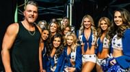 Pat McAfee backstage at WrestleMania 38
